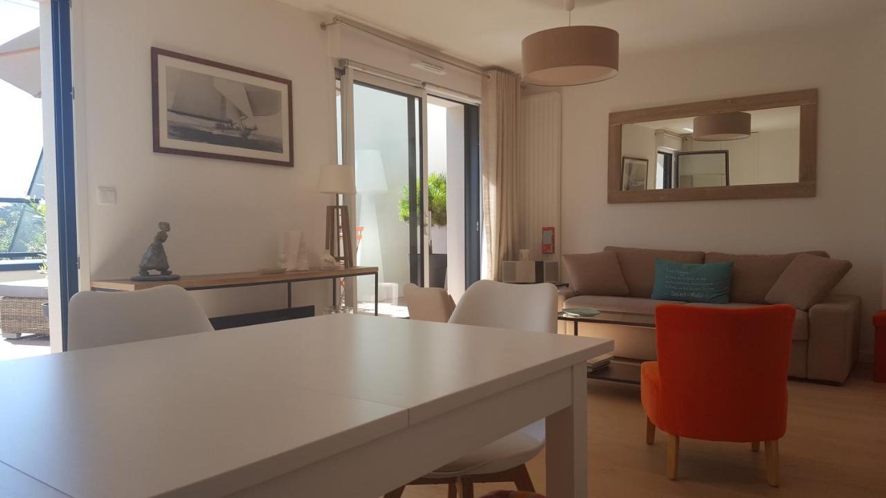 Les Cypres - Appt Avec Terrasse Proche Plage Saint-Malo Luaran gambar