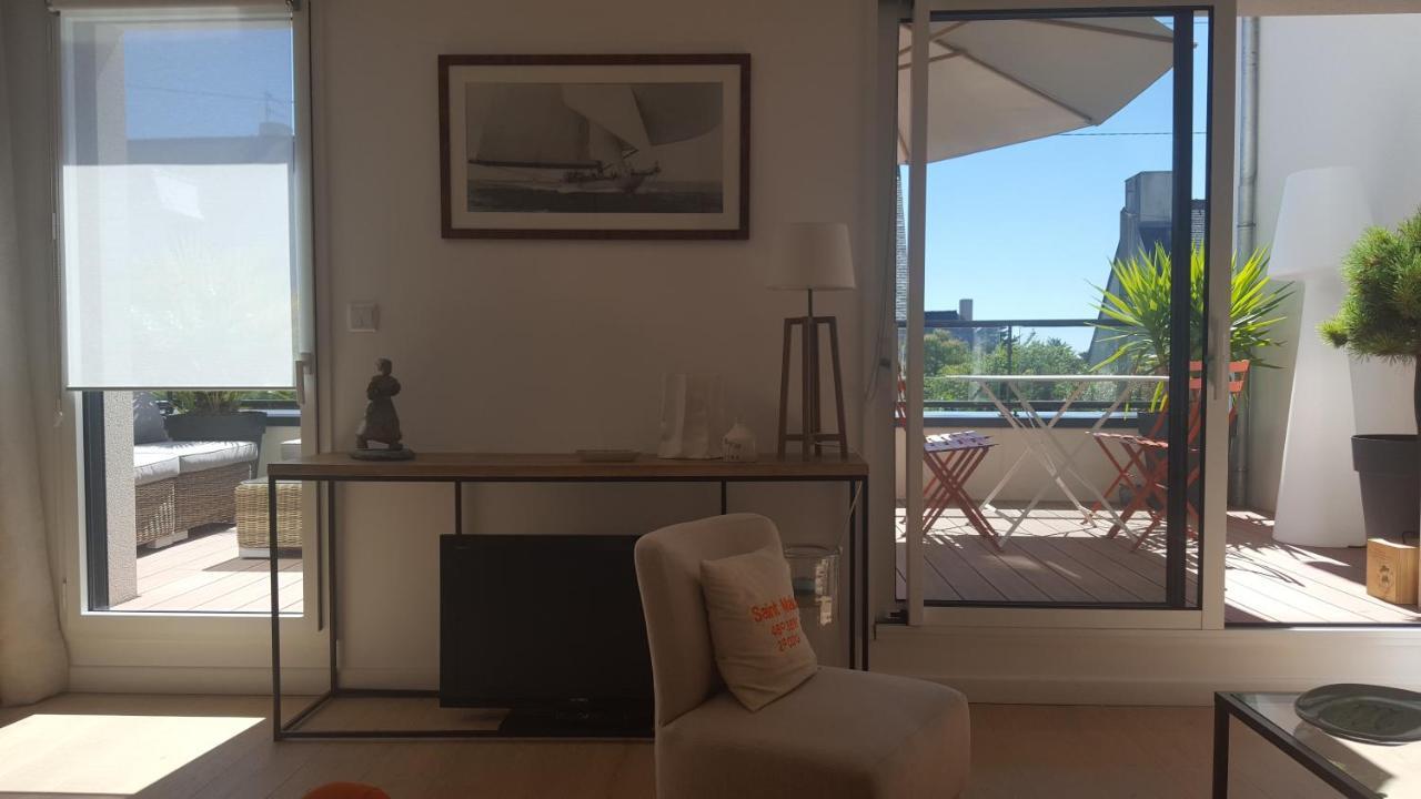 Les Cypres - Appt Avec Terrasse Proche Plage Saint-Malo Luaran gambar