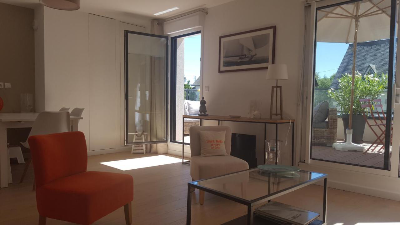 Les Cypres - Appt Avec Terrasse Proche Plage Saint-Malo Luaran gambar