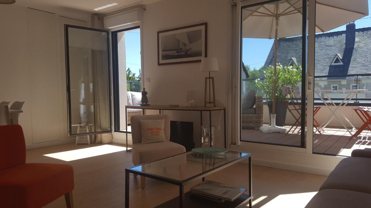 Les Cypres - Appt Avec Terrasse Proche Plage Saint-Malo Luaran gambar